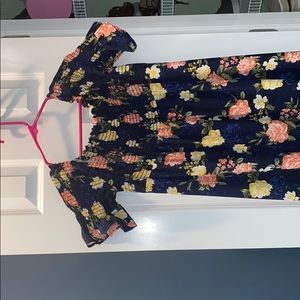 Floral Off the shoulder dress